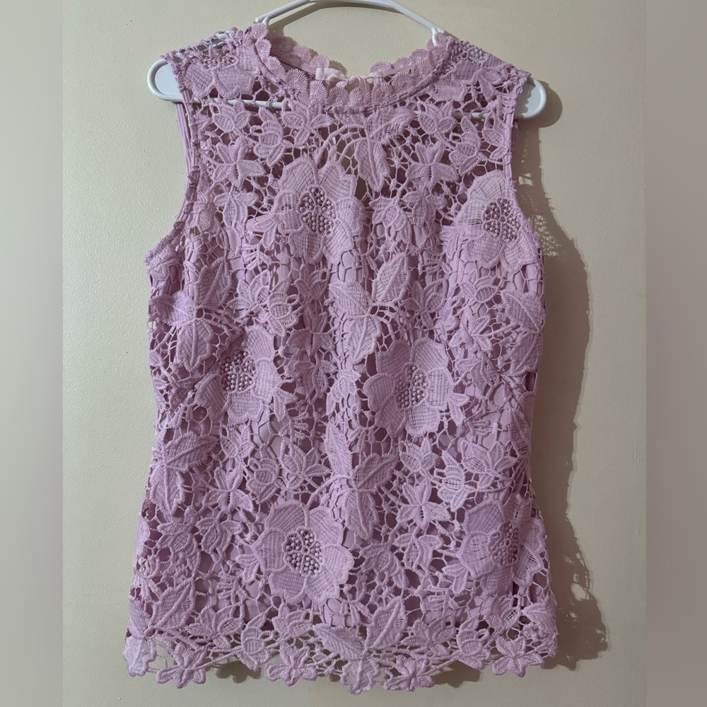 Nanette Lepore Lace Sleeveless Top